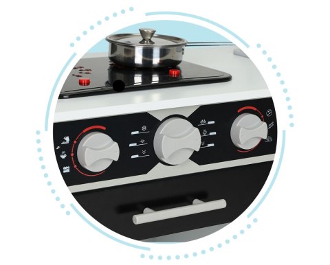 Drewniana kuchnia dla dzieci piekarnik palniki mikrofala akcesoria ECOTOYS Drewniana kuchnia dla dzieci piekarnik palniki mikrofala akcesoria ECOTOYS