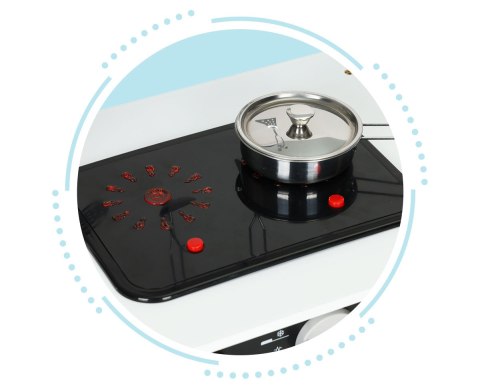 Drewniana kuchnia dla dzieci piekarnik palniki mikrofala akcesoria ECOTOYS Drewniana kuchnia dla dzieci piekarnik palniki mikrofala akcesoria ECOTOYS