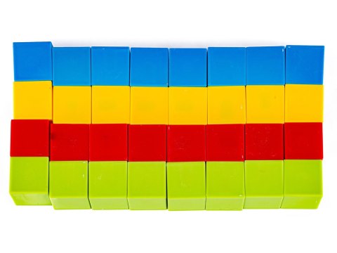 GRA ZRĘCZNOŚCIOWA KLOCKI KONSTRUKCYJNE, KARTY, PUZZLE