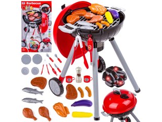 GRILL NA NÓŻKACH Z POKRYWĄ, RUSZT + AKCESORIA