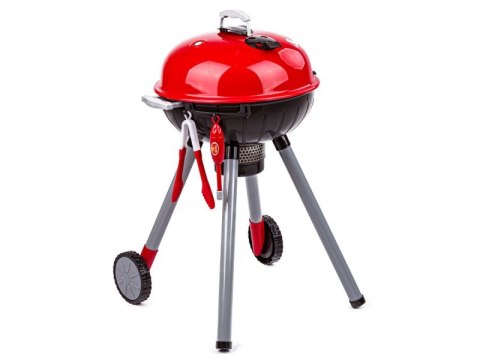 GRILL NA NÓŻKACH Z POKRYWĄ, RUSZT + AKCESORIA