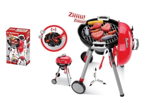 GRILL NA NÓŻKACH Z POKRYWĄ, RUSZT + AKCESORIA