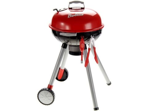 GRILL NA NÓŻKACH Z POKRYWĄ, RUSZT + AKCESORIA