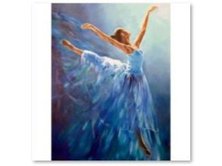 HAFT DIAMENTOWY, OBRAZ, MOZAIKA DIAMENTOWA DIAMOND PAINTING, BALETNICA 30X40CM