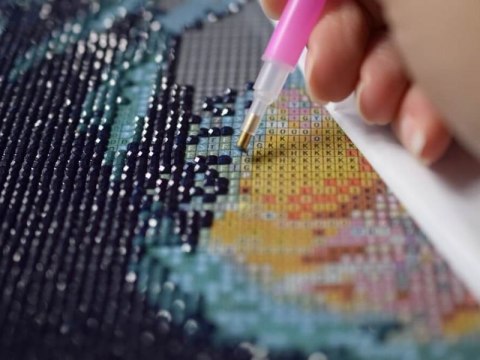 HAFT DIAMENTOWY, OBRAZ, MOZAIKA DIAMENTOWA DIAMOND PAINTING, BALETNICA - KOLOR 30X40CM HAFT DIAMENTOWY, OBRAZ, MOZAIKA DIAMENTOWA DIAMOND PAINTING, BALETNICA - KOLOR 30X40CM