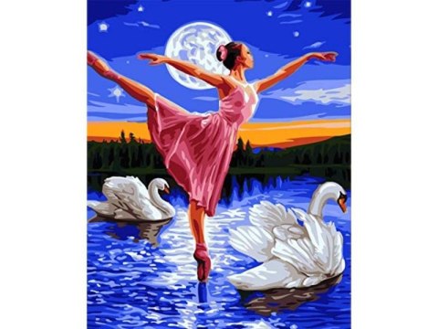 HAFT DIAMENTOWY, OBRAZ, MOZAIKA DIAMENTOWA DIAMOND PAINTING, JEZIORO ŁABĘDZIE BALETNICA 30X40CM HAFT DIAMENTOWY, OBRAZ, MOZAIKA DIAMENTOWA DIAMOND PAINTING, JEZIORO ŁABĘDZIE BALETNICA 30X40CM