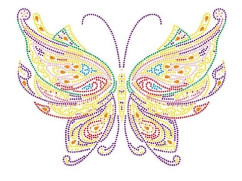 HAFT DIAMENTOWY, OBRAZ, MOZAIKA DIAMENTOWA DIAMOND PAINTING, MOTYL 30X40CM HAFT DIAMENTOWY, OBRAZ, MOZAIKA DIAMENTOWA DIAMOND PAINTING, MOTYL 30X40CM