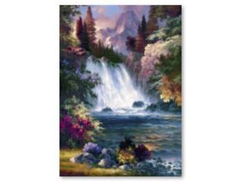 HAFT DIAMENTOWY, OBRAZ, MOZAIKA DIAMENTOWA DIAMOND PAINTING, WODOSPAD 30X40CM HAFT DIAMENTOWY, OBRAZ, MOZAIKA DIAMENTOWA DIAMOND PAINTING, WODOSPAD 30X40CM