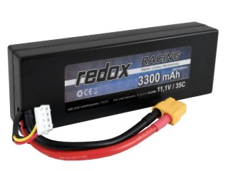 REDOX 3300 MAH 11,1V 35C XT-60 RACING HARDCASE - PAKIET LIPO