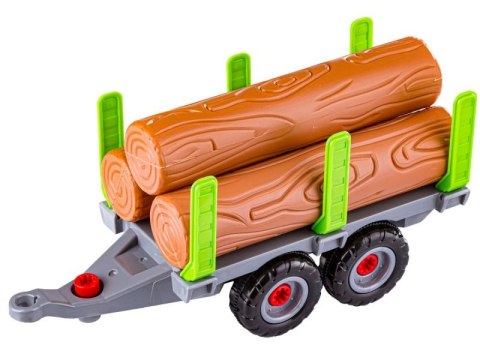 TRAKTOR Z NACZEPĄ DO ROZKRĘCANIA, CIĄGNIK WKRĘTARKA 52 EL.