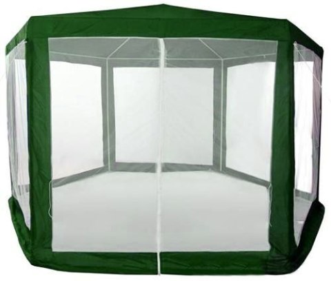 Namiot pawilon ogrodowy handlowy 2x2x2 m z moskitierą zielony MultiGarden Namiot pawilon ogrodowy handlowy 2x2x2 m z moskitierą zielony MultiGarden