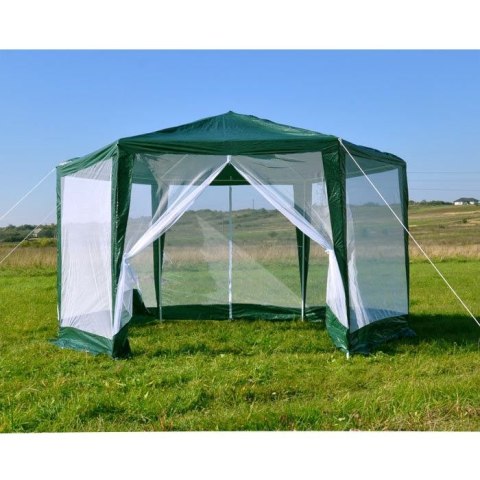 Namiot pawilon ogrodowy handlowy 2x2x2 m z moskitierą zielony MultiGarden Namiot pawilon ogrodowy handlowy 2x2x2 m z moskitierą zielony MultiGarden