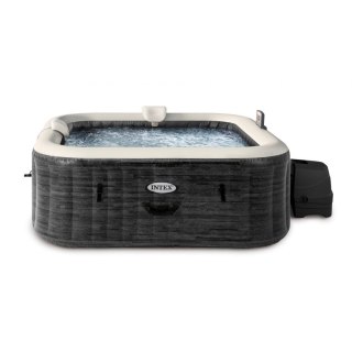 Dmuchane jacuzzi kwadratowe hydromasaż 6 os. 196x71 cm akcesoria premium INTEX 28452