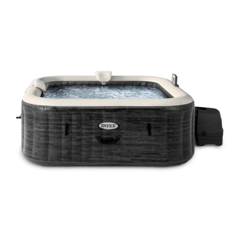 Dmuchane jacuzzi kwadratowe hydromasaż 6 os. 196x71 cm akcesoria premium INTEX 28452