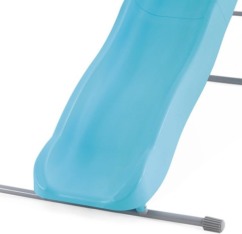 Zjeżdżalnia dla dzieci ogrodowa ślizg 244 cm duża stal tworzywo - 44107 INTEX
