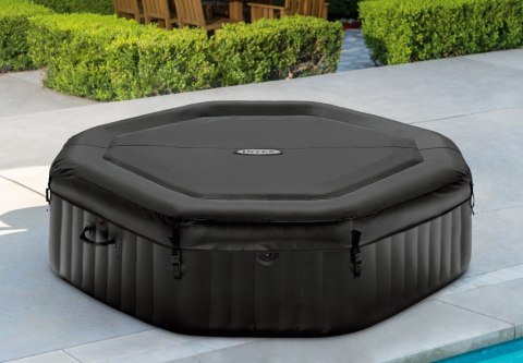 Nadmuchiwane jacuzzi ośmiokątne hydromasaż 6 os. 218x71 cm akcesoria premium INTEX 28462