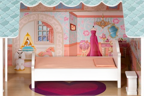 Duży domek dla lalek z kompletem mebelków ECOTOYS Duży domek dla lalek z kompletem mebelków ECOTOYS