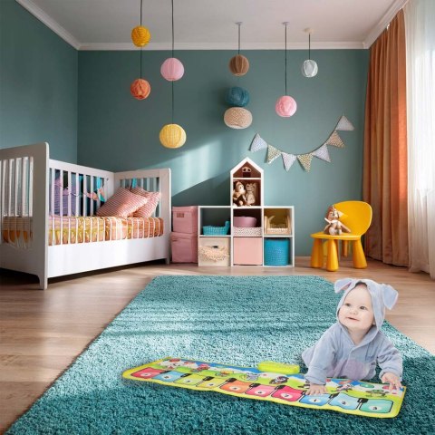 Mata muzyczna interaktywna pianinko z nagrywaniem