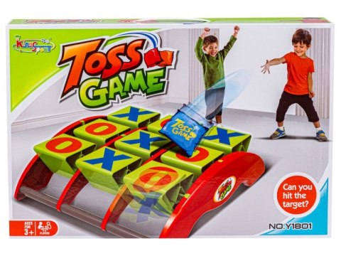GRA ZRĘCZNOŚCIOWA, LOGICZNA, KÓŁKO I KRZYŻYK, RZUT TRAF DO CELU DUŻA WERSJA, TOSS GAME
