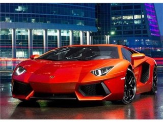 HAFT DIAMENTOWY, OBRAZ, MOZAIKA DIAMENTOWA DIAMOND PAINTING, LAMBORGHINI 40X30CM