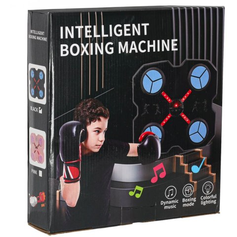 Tarcza bokserska treningowa na ścianę trenażer muzyka LED USB rękawice