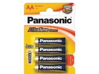 BATERIA ALKALICZNA PANASONIC 1,5V LR6 AA - BLISTER 4 SZTUKI