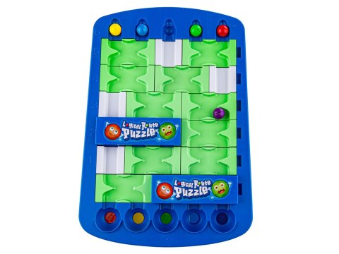 EDUKACYJNA, LOGICZNA GRA, UKŁADANKA, PUZZLE, TOR DLA KULEK