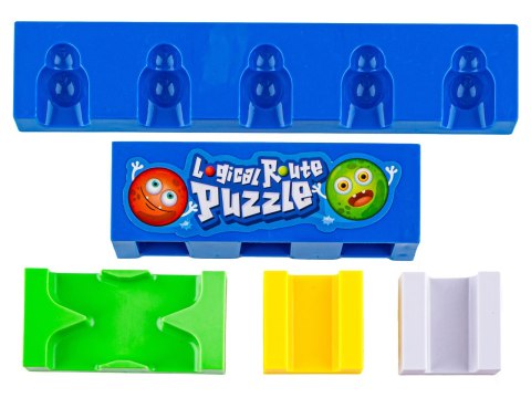 EDUKACYJNA, LOGICZNA GRA, UKŁADANKA, PUZZLE, TOR DLA KULEK