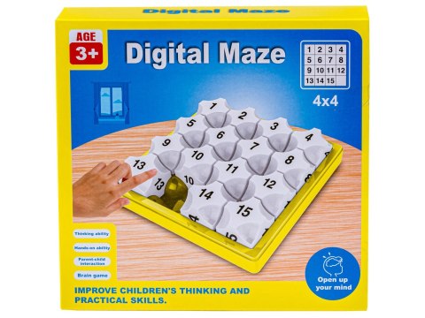 GRA LOGICZNA EDUKACYJNA UKŁADANKA LICZBOWA DIGITAL MAZE GRA LOGICZNA EDUKACYJNA UKŁADANKA LICZBOWA DIGITAL MAZE