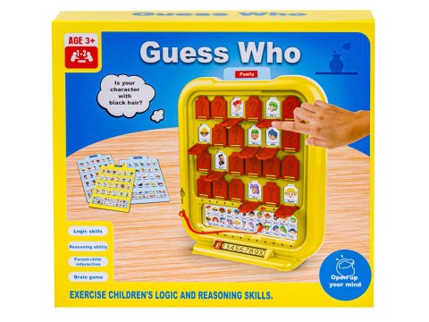 "GUESS WHO" GRA PAMIĘCIOWA "ZGADNIJ KTO?" TABLICA EDUKACYJNA