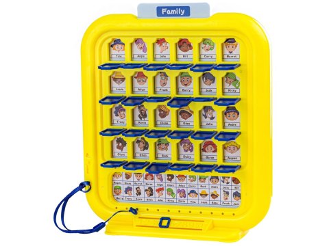 "GUESS WHO" GRA PAMIĘCIOWA "ZGADNIJ KTO?" TABLICA EDUKACYJNA