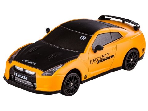 SAMOCHÓD DO DRIFTU, AUTO RC DRIFT 1:24 2,4 GHZ 4WD ŻÓŁTY