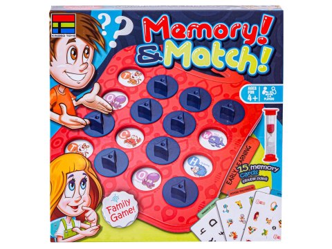 EDUKACYJNA GRA SUPER PAMIĘĆ MEMORY & MATCH GRA PAMIĘCIOWA DLA DZIECI