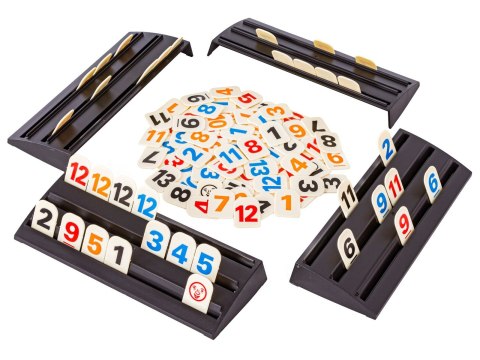 GRA LOGICZNA RUMMY, EDUKACYJNA UKŁADANKA LICZBOWA