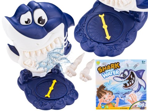 ZRĘCZNOŚCIOWA GRA RODZINNA WYRWIJ CHORY ZĄBEK REKINA, SHARK SPRAY WATER SIKA WODĄ