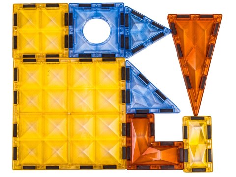 KONSTRUKCYJNE KLOCKI MAGNETYCZNE 100 ELEMENTÓW