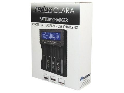 ŁADOWARKA REDOX CLARA AAA / AA X4 ŁADOWARKA REDOX CLARA AAA / AA X4