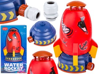 RAKIETA WODNA WYRZUTNIA RAKIETY WODNEJ, WATER ROCKET, ZRASZACZ, CZERWONY REKIN