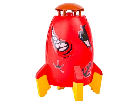 RAKIETA WODNA WYRZUTNIA RAKIETY WODNEJ, WATER ROCKET, ZRASZACZ, CZERWONY REKIN