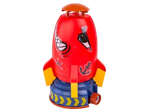 RAKIETA WODNA WYRZUTNIA RAKIETY WODNEJ, WATER ROCKET, ZRASZACZ, CZERWONY REKIN