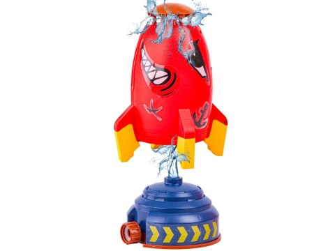 RAKIETA WODNA WYRZUTNIA RAKIETY WODNEJ, WATER ROCKET, ZRASZACZ, CZERWONY REKIN