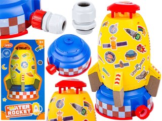 RAKIETA WODNA WYRZUTNIA RAKIETY WODNEJ, WATER ROCKET, ZRASZACZ, ŻÓŁTA KOSMICZNA