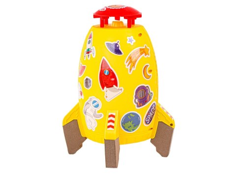 RAKIETA WODNA WYRZUTNIA RAKIETY WODNEJ, WATER ROCKET, ZRASZACZ, ŻÓŁTA KOSMICZNA RAKIETA WODNA WYRZUTNIA RAKIETY WODNEJ, WATER ROCKET, ZRASZACZ, ŻÓŁTA KOSMICZNA
