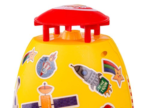 RAKIETA WODNA WYRZUTNIA RAKIETY WODNEJ, WATER ROCKET, ZRASZACZ, ŻÓŁTA KOSMICZNA RAKIETA WODNA WYRZUTNIA RAKIETY WODNEJ, WATER ROCKET, ZRASZACZ, ŻÓŁTA KOSMICZNA