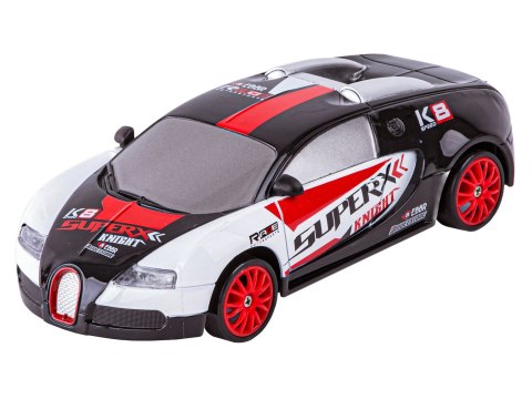 SAMOCHÓD DO DRIFTU, AUTO RC DRIFT 1:24 2,4 GHZ 4WD CZARNO-BIAŁE BUGATTI