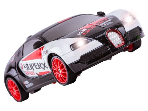 SAMOCHÓD DO DRIFTU, AUTO RC DRIFT 1:24 2,4 GHZ 4WD CZARNO-BIAŁE BUGATTI