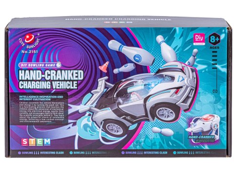 DIY ZBUDUJ TO SAM SAMOCHÓD AUTO DYNAMO PILOT + KRĘGLE ZABAWKA EDUKACYJNA DLA DZIECI