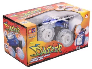 DUŻY TWISTER SZALONE AUTKO DASHER BLUE NIEBIESKI