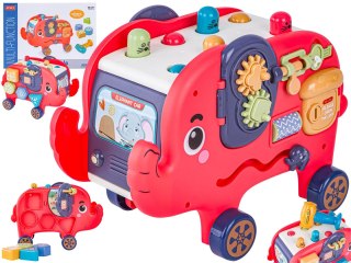 EDUKACYJNY, INTERAKTYWNY ZABAWNY SŁONIK, FUNNY CARTOON ELEPHANT, WESOŁY SŁOŃ