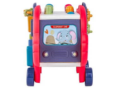 EDUKACYJNY, INTERAKTYWNY ZABAWNY SŁONIK, FUNNY CARTOON ELEPHANT, WESOŁY SŁOŃ